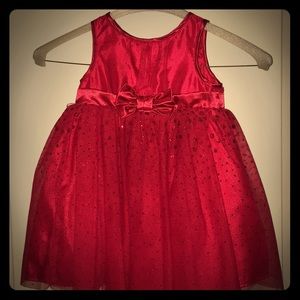 Sparkly red dress
